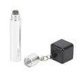 thumbnail image 3 of Billiard Pool Chalk Holder, Aluminum TPU 3 In 1 Function Prevent Slippage Billiard Cue Stick Tip Chalk Holder  For Billiard Hall Silver, 3 of 8