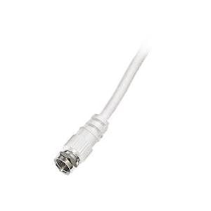 205-020WH STEREN F COAX CABLE 12FT LENGTH