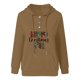 thumbnail image 4 of Pntutb Mujeres Mangas Largas Impresión Casual Cuello Redondo Sudadera Suelta Con Capucha Cordón Bolsillo tops Pntutb Pntutb-802, 4 of 5