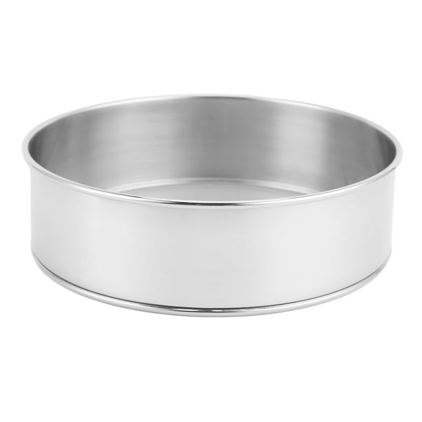 Accesorios de cocina, colador de harina de 15 cm, colador de harina, colador de harina elegante y moderno Jadeshay A