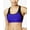 Purple, variant on Womens Ladder Back Mid Impact Sports Bra
