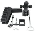 thumbnail image 3 of Garvee Adjustable Trailer Hitch w/Hook, Ball Hitch Drop Hitch Tri-Ball(1-7/8" x 2" x 2-5/16") Fits 2-Inch Receiver, 6-Inch Drop/Rise w/Anti-Theft Pin, 20,000 LBS GTW for Truck Trailer RV Camper, 3 of 6