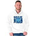 thumbnail image 3 of God is My Strength and Power Hoodie Sweatshirt Women Men Brisco Brands S, 3 of 6