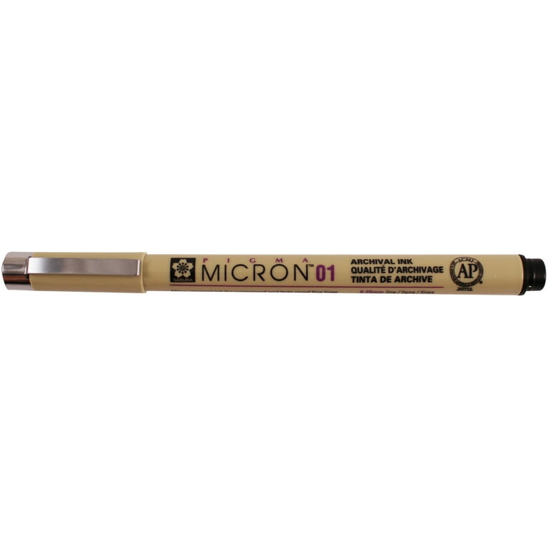 Notions - Pigma Micron Pen - Black - Size 01-.25mm
