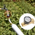 thumbnail image 2 of Brass RV Water Pressure Regulator, Hi-Flow Water Regulator with Filter Screen and Gauge for RVs, Caravans, and Plumbing Systems, 2 of 5