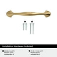 thumbnail image 4 of Amerock Fairfield 3-3/4 inch Center-to-Center Champagne Bronze Cabinet Pull, 10 Pack, 4 of 4