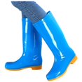 thumbnail image 4 of YTCAMLO Glitter Tall Rain Boots for Women Casual Mid Calf Waterproof Slip On Garden Boots Non-slip Outdoor Mud Rain Shoes, 4 of 5