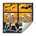 thumbnail image 2 of Halloween Sunset Decals Wall Stickers for Windows Glass Cabinets Home Gothic Bat Skeleton Party Decorations, 2 of 7