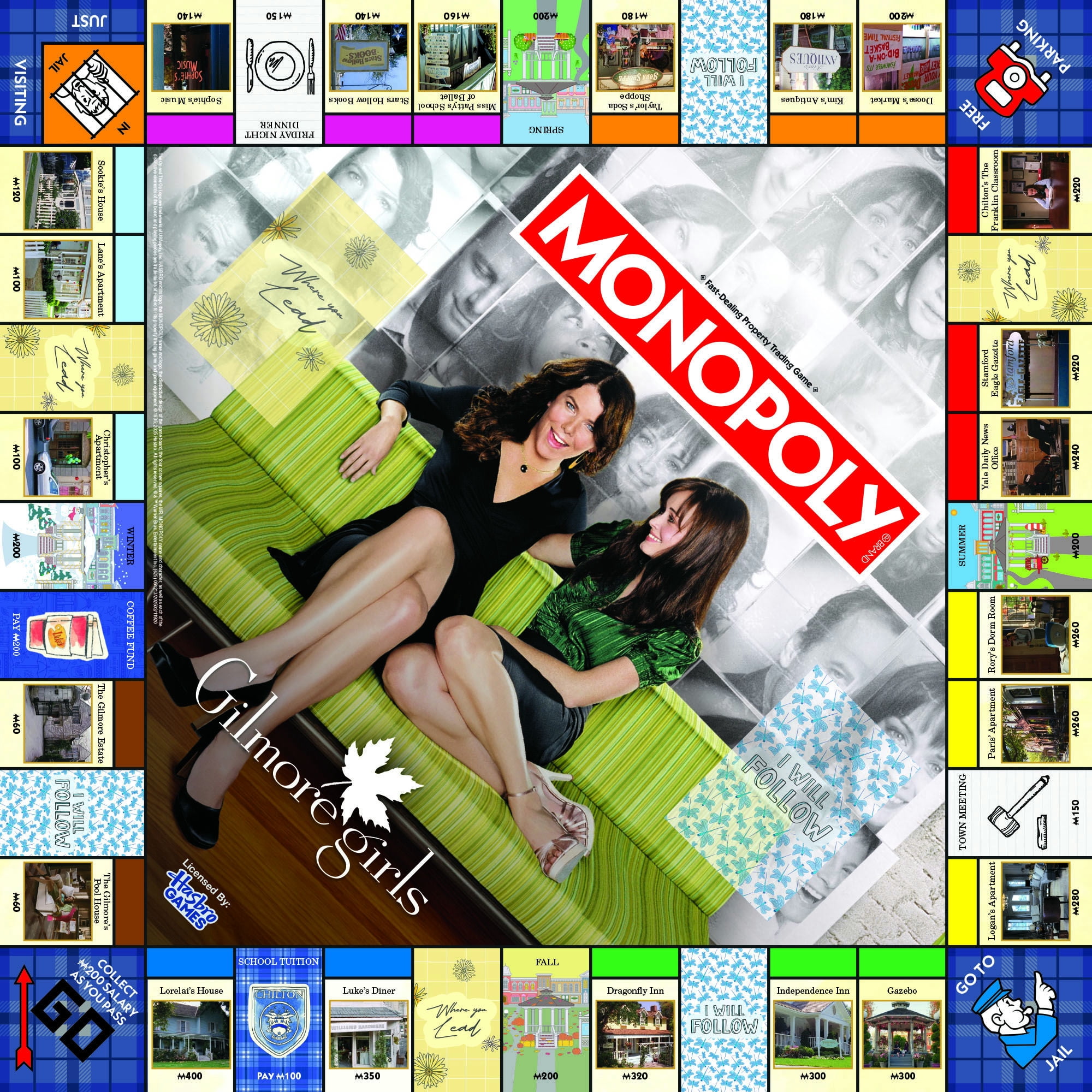 USAopoly MONOPOLY Gilmore Girls Board Game