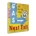 thumbnail image 2 of Tangletown Fine Art 'Gas Next Exit' Vintage Advertisement on Wrapped Canvas, 2 of 2