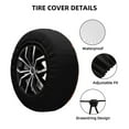 thumbnail image 2 of Xecao Red Panda Autumn Branches for Tire Covers,Wheel Tire Cover Waterproof, Dust-Proof, And Universally Fitting for Cars,Trailers, SUVs-17 inch, 2 of 6