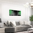 thumbnail image 3 of Erosebridal Racing Flag Paintings Wall Decor Bedroom , Extreme Sports Wall Hanging Decor Kitchen, Green, 3 of 5
