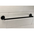 thumbnail image 2 of Kingston Brass BA311MB 24 in. Classic Towel Bar, Matte Black, 2 of 3