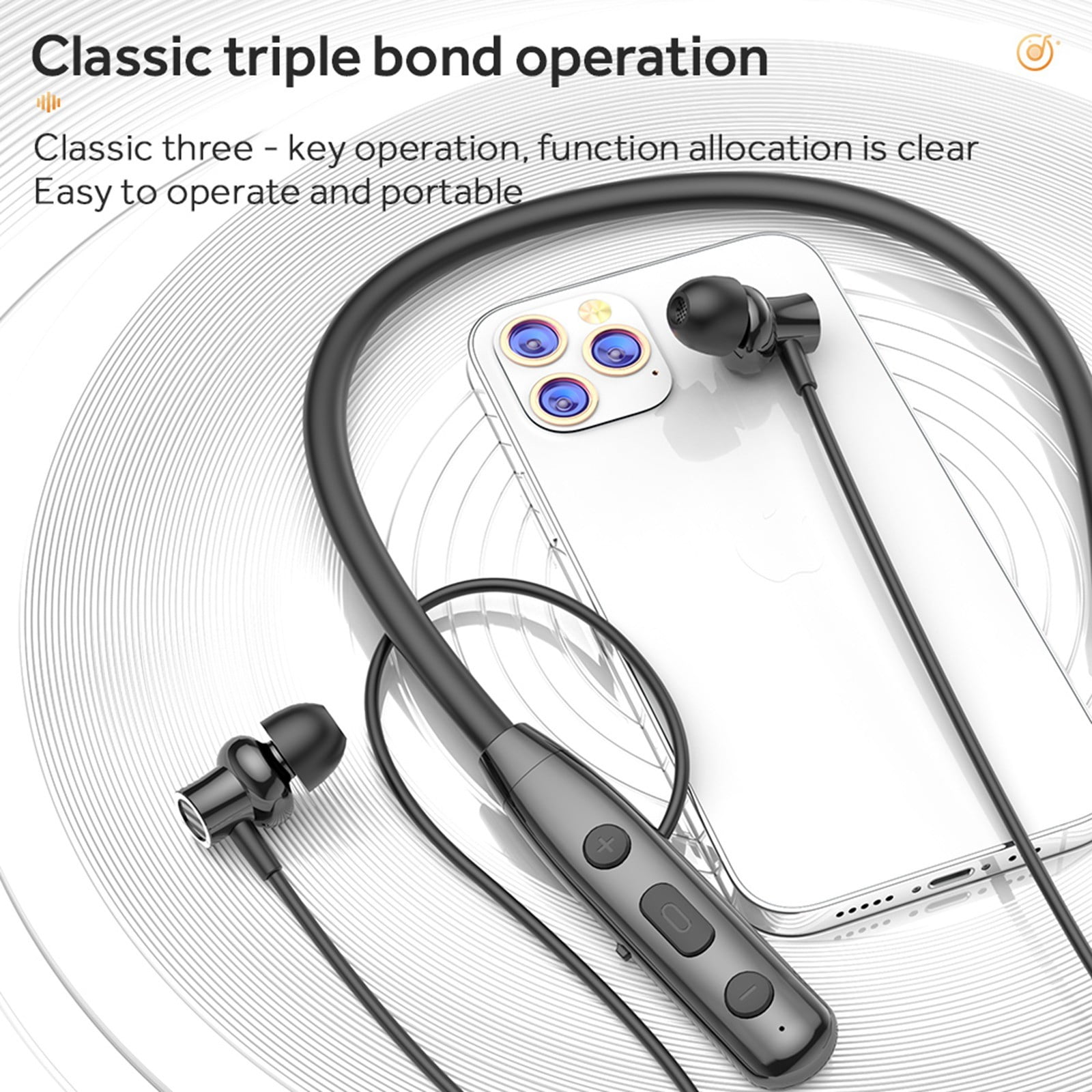 Jrocdr Personal Sound Amplifiers With Charging Case Rechargeable Digital Sound Amplifiers For Seniors Workout Wireless Headphones Wireless Headphones for Working Out Eah-az60