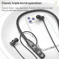 thumbnail image 5 of TIIFSWHS Wireless Headset Bluetooth Headset Neckband: Ultra Long with Microphone Headset Bluetooth 5.3 Headset Stereo Earbuds Buds 3 Pro Amplifier Earbuds Earbud Pro Cru, 5 of 7