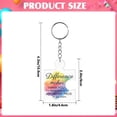thumbnail image 4 of Puzzle Shaped Acrylic Keychain 2 Pack with Motivational Appreciation Text for Employee Coworker Recognition Gift, 4 of 5