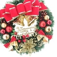 thumbnail image 5 of Kearding Guirnalda de bolas con lazo de 30cm para Navidad, 2020, guirnalda de flores artificiales, adorno para fiesta en casa, decoraciones para Kits de decoración para fiestas No.02 Kearding HA1055-02, 5 of 5