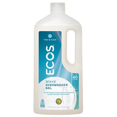 - Earth Friendly Products Wave 2X Ultra High Efficiency Free & Clear Auto Dishwasher Gel Free & Clear 40.0 fl oz(pack of 6)