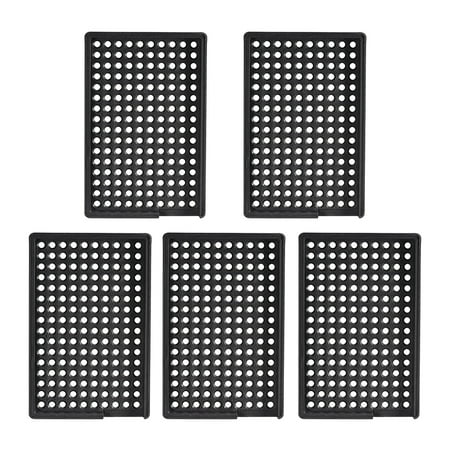 

Anti-Static ESD Hard Plastic Screws Storage Tray Holder Organizer 160 Holes Fit for 3.5-4mm Dia Screw 5 pcs