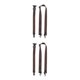 thumbnail image 2 of Soidarity Ukulele Strap Carrying Guitar Belt Universal Beginner Reusable Practice Carrier Musical Stringed Professional Holder café 2piezas, 2 of 6