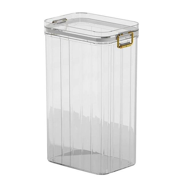 MesaSe Bocal de Stockage Alimentaire Transparent pour Réfrigérateur Grande Capacité Bocal de Stockage Alimentaire Transparent Multifonctionnel Hermétique