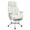 White, variant on E-Motie Leather Home Office Chair, High Back Ergonomic Chair with Footrest, 500lb, Black