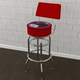 thumbnail image 4 of Trademark Gameroom Miami Heat Logo Bar Stool with Back Rest, 4 of 6