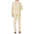 thumbnail image 3 of Adam Baker West End Men's 910969 2-Piece Slim Fit Fine Textured Suit - Sand - 44S, 3 of 5