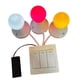 thumbnail image 2 of Tablero sensorial con interruptor de luz, accesorio para tablero de actividades, juguetes educativos de aprendizaje temprano para niños pequeños en Blanco amarillo rosa, 2 of 7