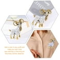 thumbnail image 3 of Rhinestone Sheep Brooch Pin with Pearls Decoration for Dress Shawl Coat Hat Bag Multi, 3 of 8