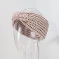 thumbnail image 4 of Unique Bargains 1 Pc Headband Corduroy Yarn Bow Hairband Pink, 4 of 5