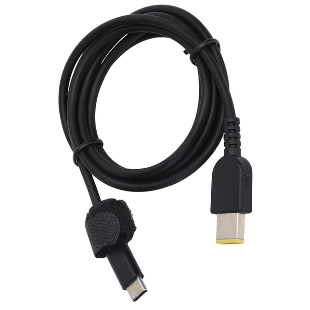 Cable De Carga Rápida, Cable De Fuente De Alimentación Para Computadora Portátil Interfaz De Entrada Macho TIPO C De Carga Rápida De 65 W Con Brida Para Cables Para Dormitorio,