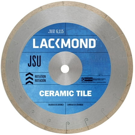 Lackmond 8-Inch J-Slot Rim Diamond Diamond TIle Blade for Wet