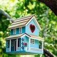 thumbnail image 3 of Home Bazaar Lovers Lane Cottage Birdhouse, 3 of 6