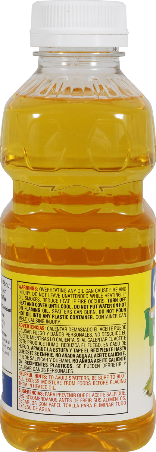 Goya Premium Quality 100% Pure Corn Oil 24 oz - Ideal for Frying and Cooking