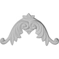 thumbnail image 1 of Ekena Millwork ONL07X04X01KE 7.5 In. W X 3.87 In. H X .62 In. P Architectural accent - Kent Center With Scrolls Onlay, 1 of 1