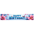 thumbnail image 2 of LUUFILx Happy Birthday Backdrop Banner Party Decoration with Tassels Background Banner Display Photography Props Celebration Supplies Décor, 2 of 8