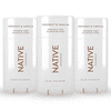 Native Deodorant - Natural Deodorant For Women and Men - Contains Probiotics - Aluminum Free & Paraben Free, Naturally Derived Ingredients - Multi Packs Available