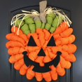 thumbnail image 5 of Gran venta Halloween Wreath Burlaps Jack-o-Lantern Wreath Ghost-Face Door Hanger, 5 of 5