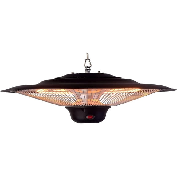 Optimus Garage-Outdoor Hanging Infrared Heater with Remote and Adjustable Power Settings