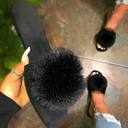 

Fashion Women Flat Open Toe Slippers Ladies Sandals Casual Household Shoes