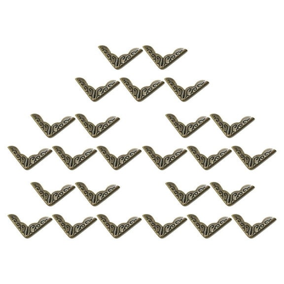 MEIBUTYUP Metal Photo Corners 50 Pieces for Scrapbooking, Document , and Craft Projects