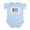 Sky Blue, variant on CafePress - Perfect Cuban Infant Bodysuit - Baby Light Bodysuit, Size Newborn - 24 Months