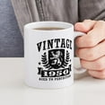thumbnail image 6 of CafePress - Vintage 1950 Mug - 11 oz Ceramic Mug - Novelty Coffee Tea Cup, 6 of 6