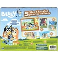 Bluey, 5 Wood Puzzles Jigsaw Bundle with Tray, for Kids Ages 3 and up