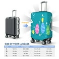 thumbnail image 4 of Haiem bunny holding flower Pattern Luggage Cover Printed Suitcase Covers for Luggage Elastic Washable Suitcase Protector Fits 18-32 Inch Luggage-Medium, 4 of 7