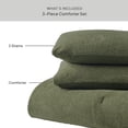 thumbnail image 5 of Better Homes & Gardens 3-Piece Cozy Knit Comforter Set, Cypress Tree, Full/Queen, 5 of 9