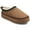 Chestnut, variant on Womens Tarika Sherpa Round Toe Warm Flexible Comfort Mule Slipper