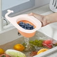 thumbnail image 4 of Wzzjkit Strainer Basket Sink Rack Drainss Filter Pendant Basket Strainers Sink Hanging Basket of Corner Kitchen Sink Basket Drainss Kitchen Sink Rack Kitchen Accessories, 4 of 5