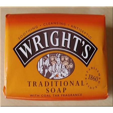 Traditional Series Soap Wright's Traditional Soap with Coal Tar Fragrance Twin Pack, Count 3 (6 bars in total) ()